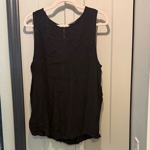 Torrid Black Sleeveless Tank Top